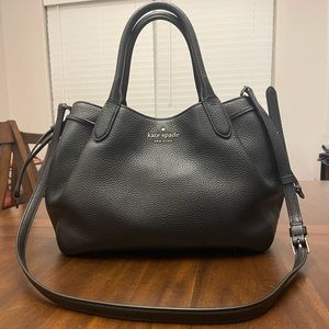 NWT Kate Spade Large Pebbled Leather Satchel/Crossbody